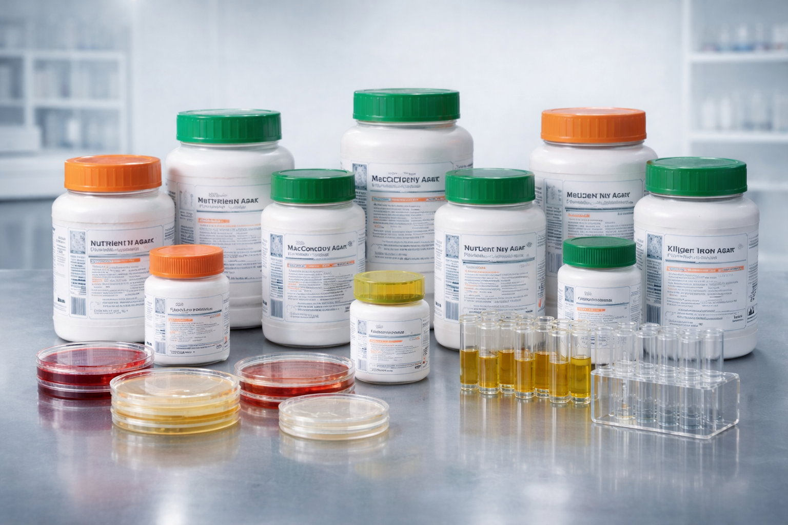 Dehydrated culture media